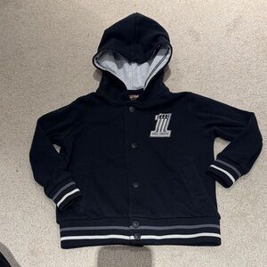 Harley-Davidson Kids Black Hoodie with Gray Accents